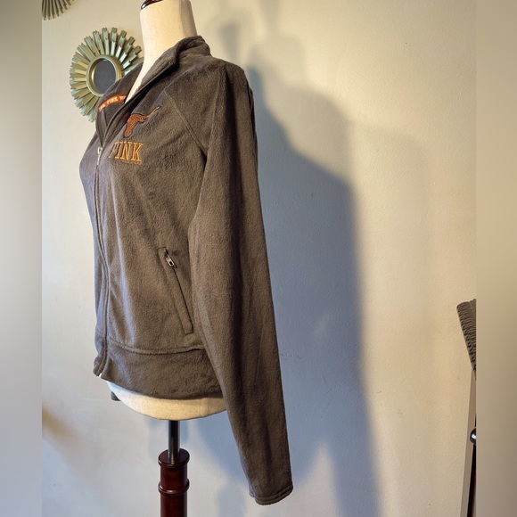 PINK Victoria's Secret Longhorn Football Zip-Up Jacket, Size - Small - Picture 6 of 6